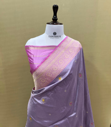 PURE BANARASI HANDWOVEN KADHUA KATAAN SILK SAREE