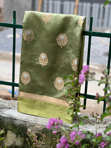PURE BANARASI MANGO SILK SAREE