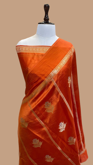 PURE MANGO SILK HANDLOOM BANARASI SAREE