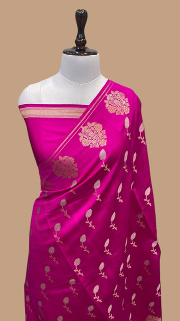 PURE CHINYA SILK HANDLOOM BANARASI SAREE