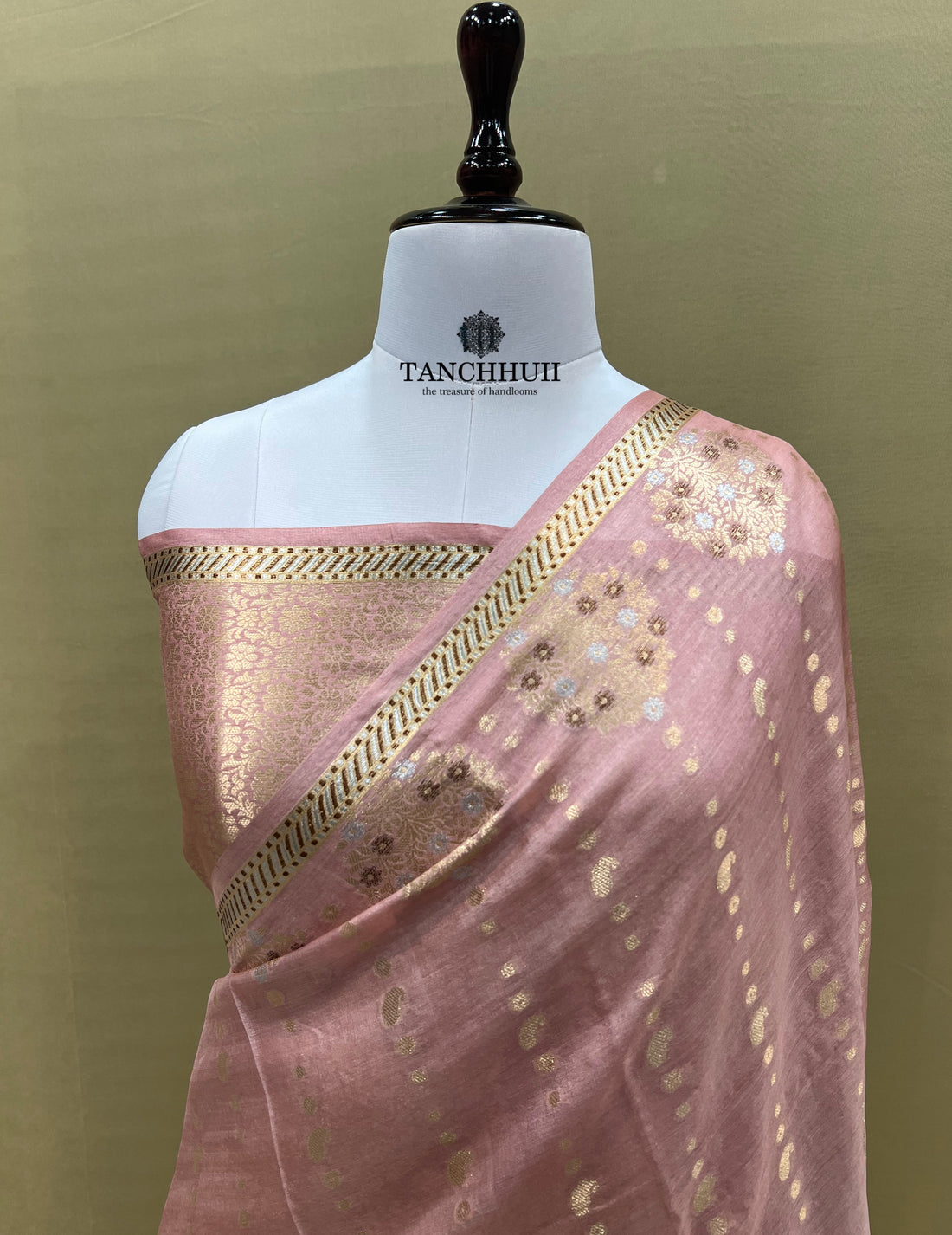 PURE BANARASI TUSSAR SILK SAREE