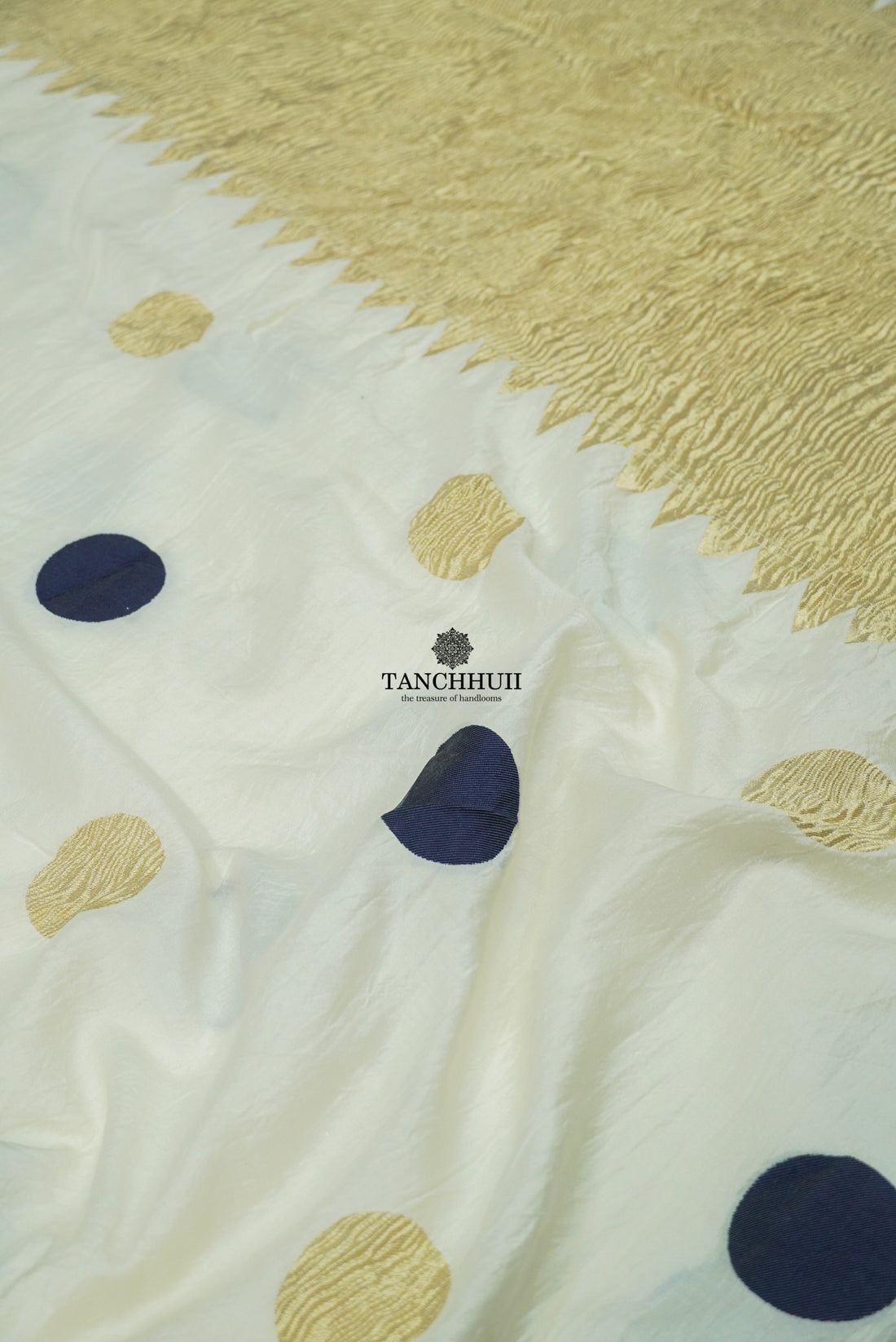 'IVORY' PURE MASHRU SILK BANARASI SAREE