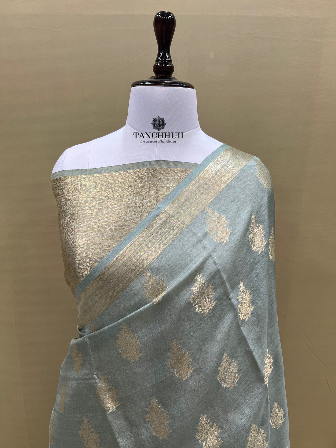 PURE BANARASI TUSSAR SILK SAREE