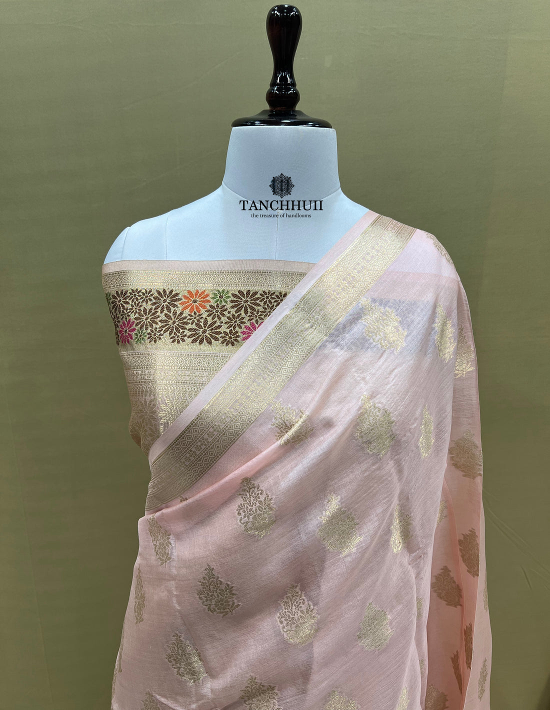 PURE BANARASI TUSSAR SILK SAREE