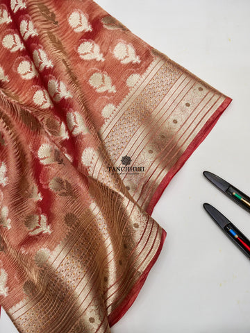 PURE BANARASI ORGANZA TISSUE SAREE