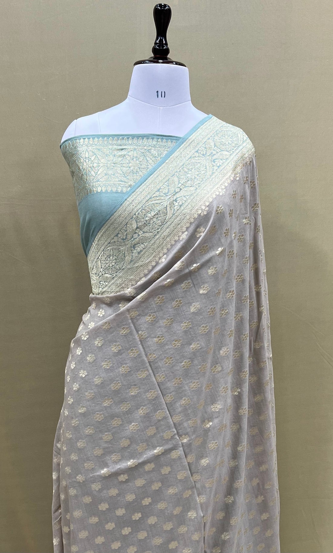 PURE BANARASI MOONGA SILK SAREE