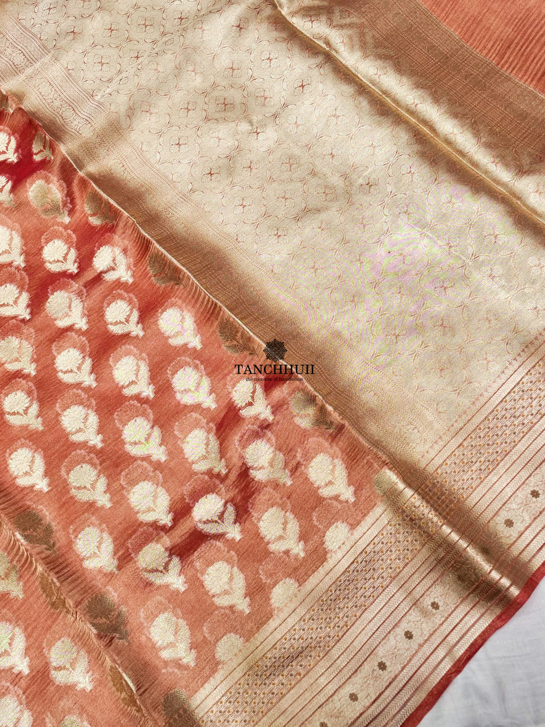 PURE BANARASI ORGANZA TISSUE SAREE