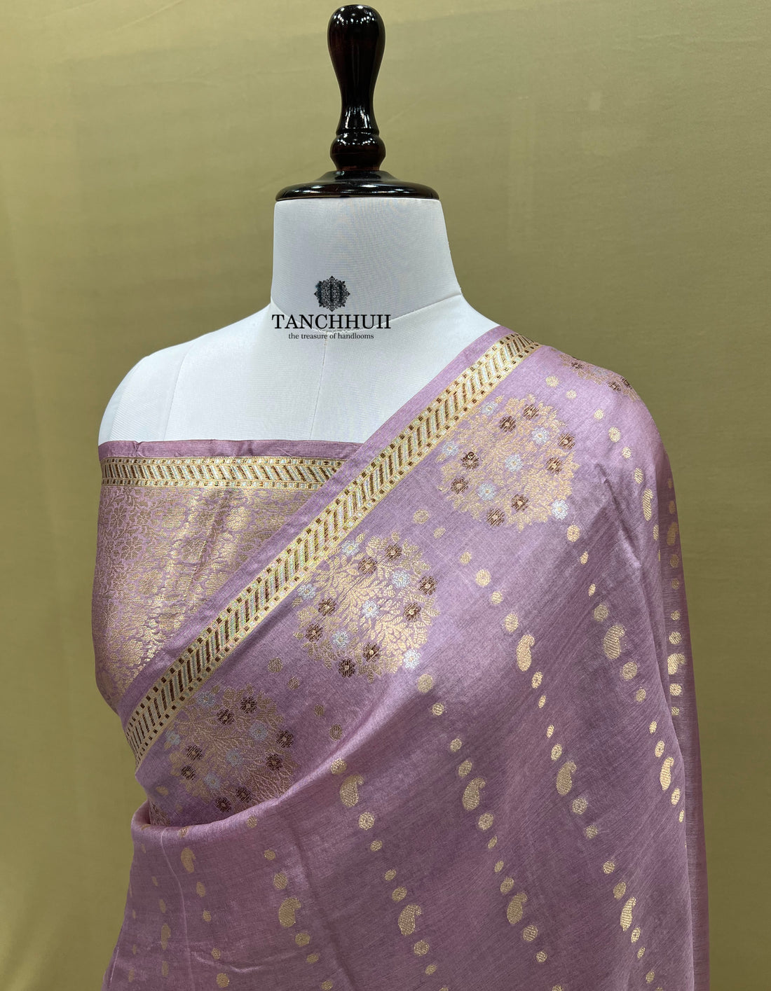 PURE BANARASI TUSSAR SILK SAREE