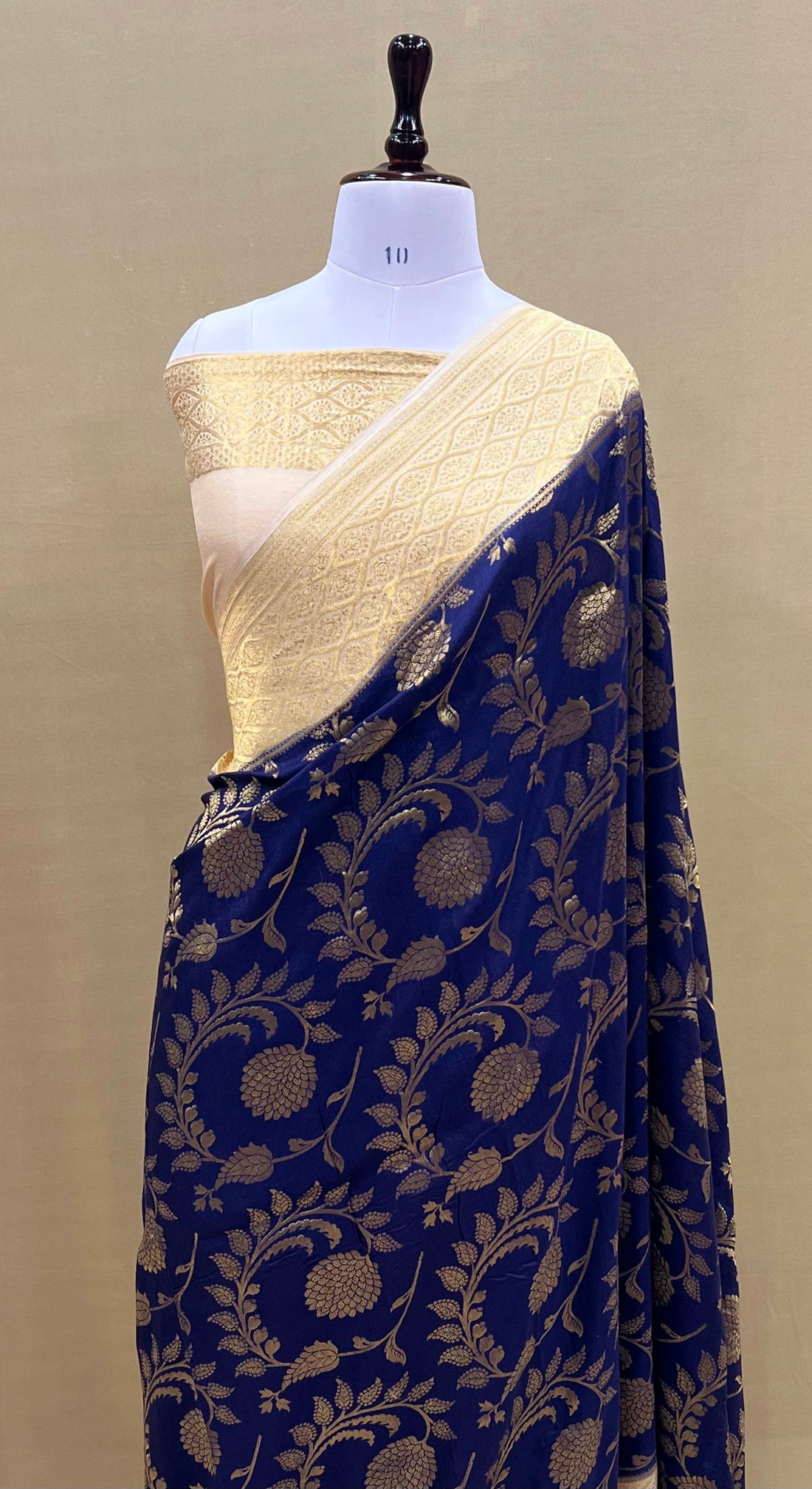 PURE BANARASI MOONGA SILK SAREE