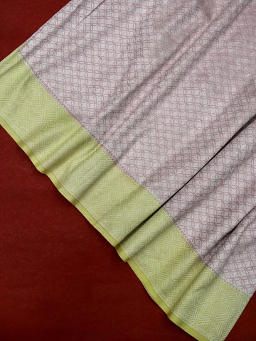 'BABY PINK' PURE MASHRU SATIN SILK TANCHHUII BANARASI SAREE - baby Pink pure Banarasi tanchhuii mashru satin silk saree