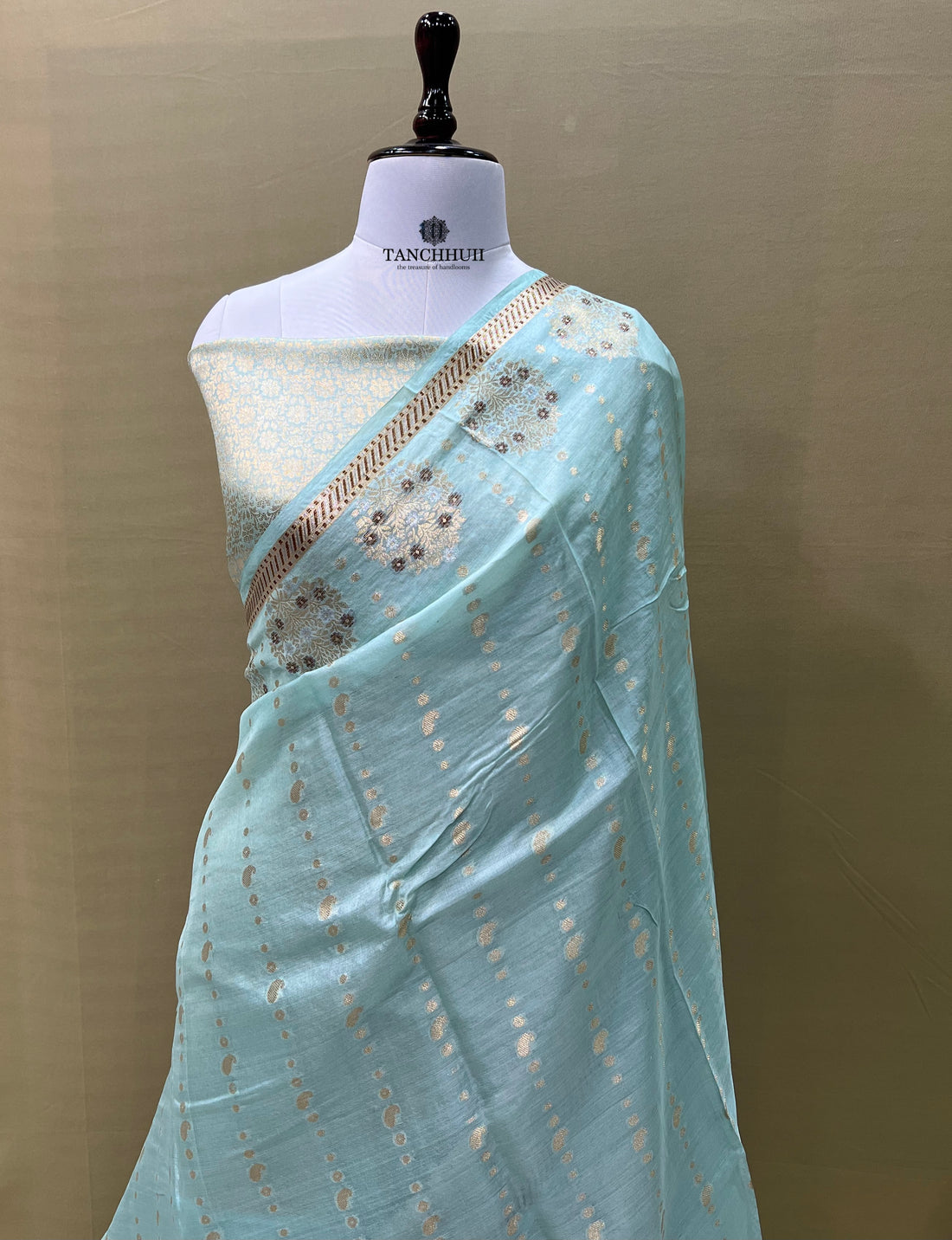 PURE BANARASI TUSSAR SILK SAREE