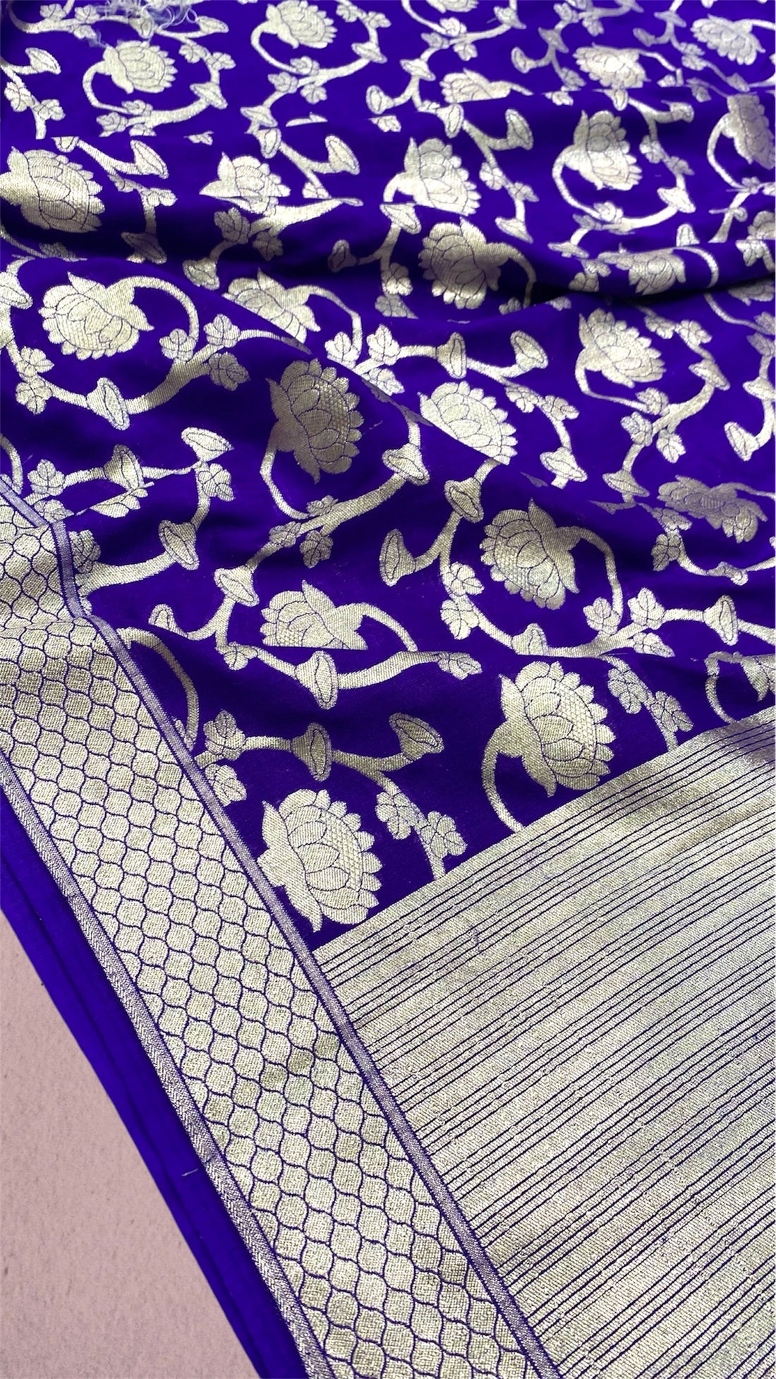 PURE MOONGA SILK HANDLOOM BANARASI DUPATTA