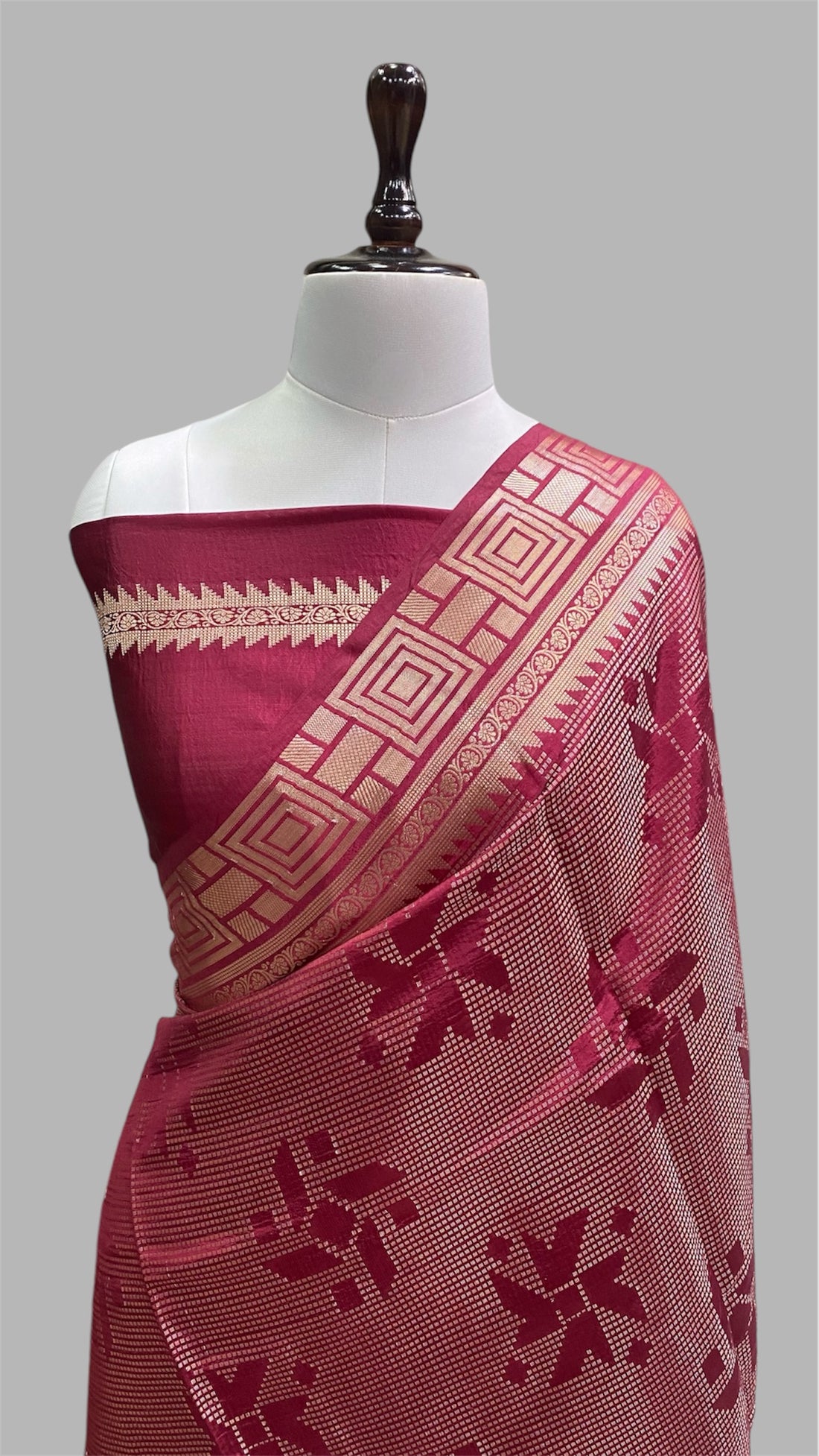 PURE MANGO SILK HANDLOOM TANCHHUII BANARASI SAREE