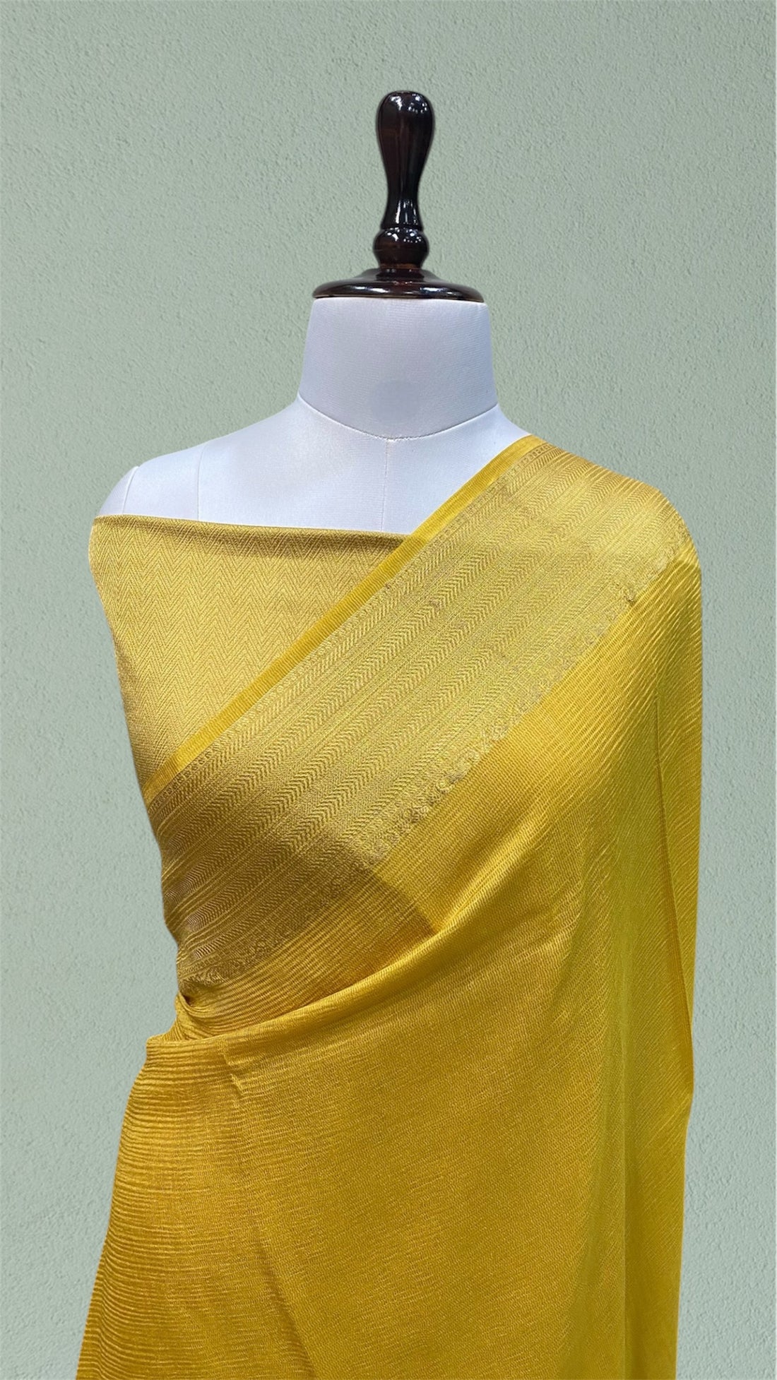 PURE MOONGA TISSUE HANDLOOM BANARASI SAREE