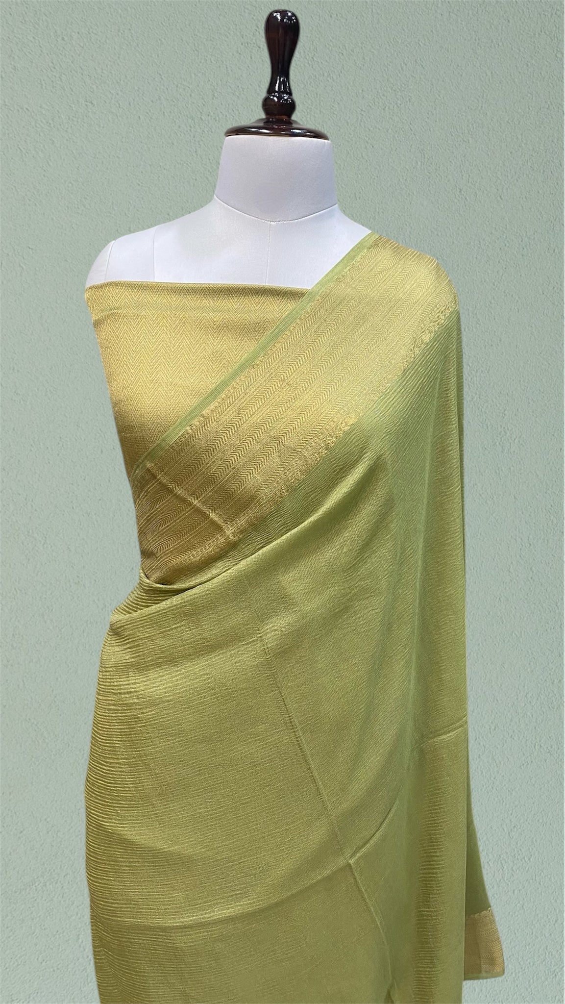 PURE MOONGA TISSUE HANDLOOM BANARASI SAREE