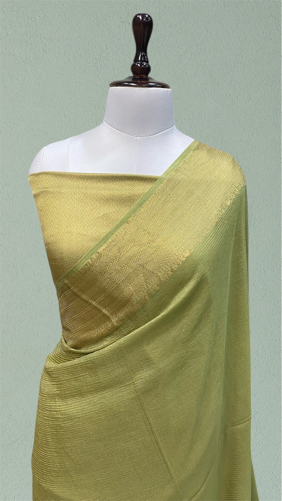 PURE MOONGA TISSUE HANDLOOM BANARASI SAREE