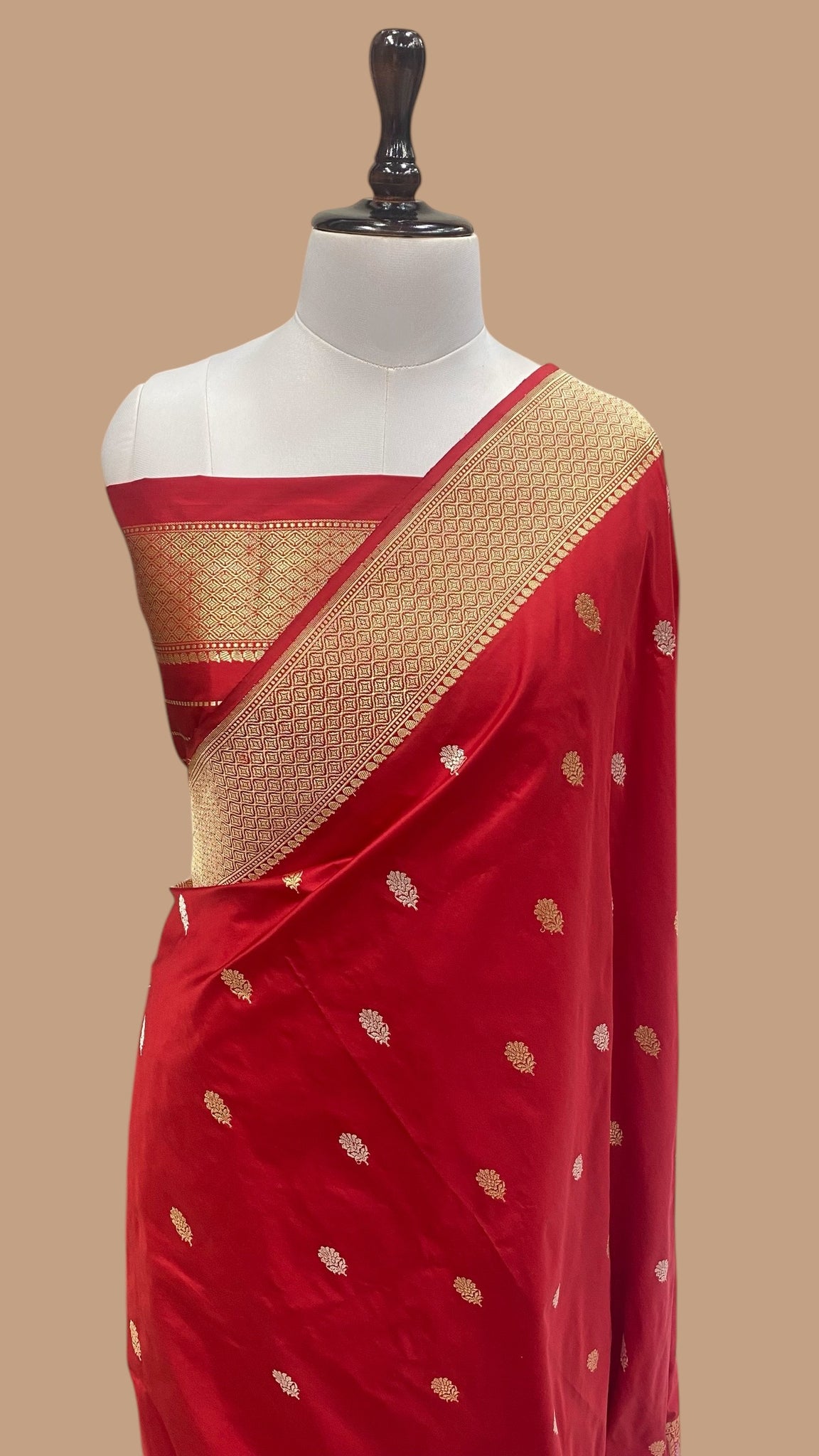 HANDWOVEN KATAAN SILK KADHUA BANARASI SAREE