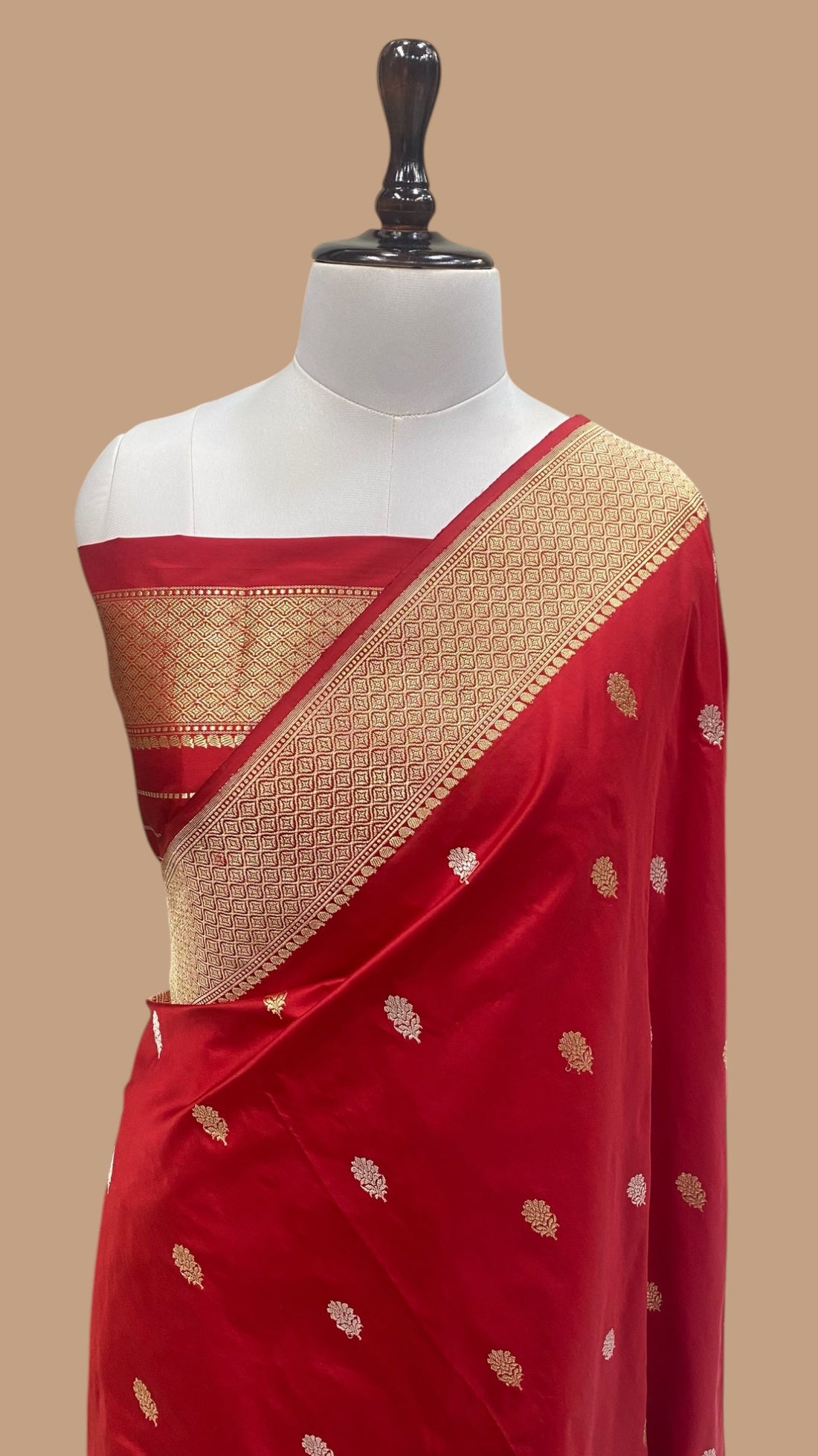 HANDWOVEN KATAAN SILK KADHUA BANARASI SAREE