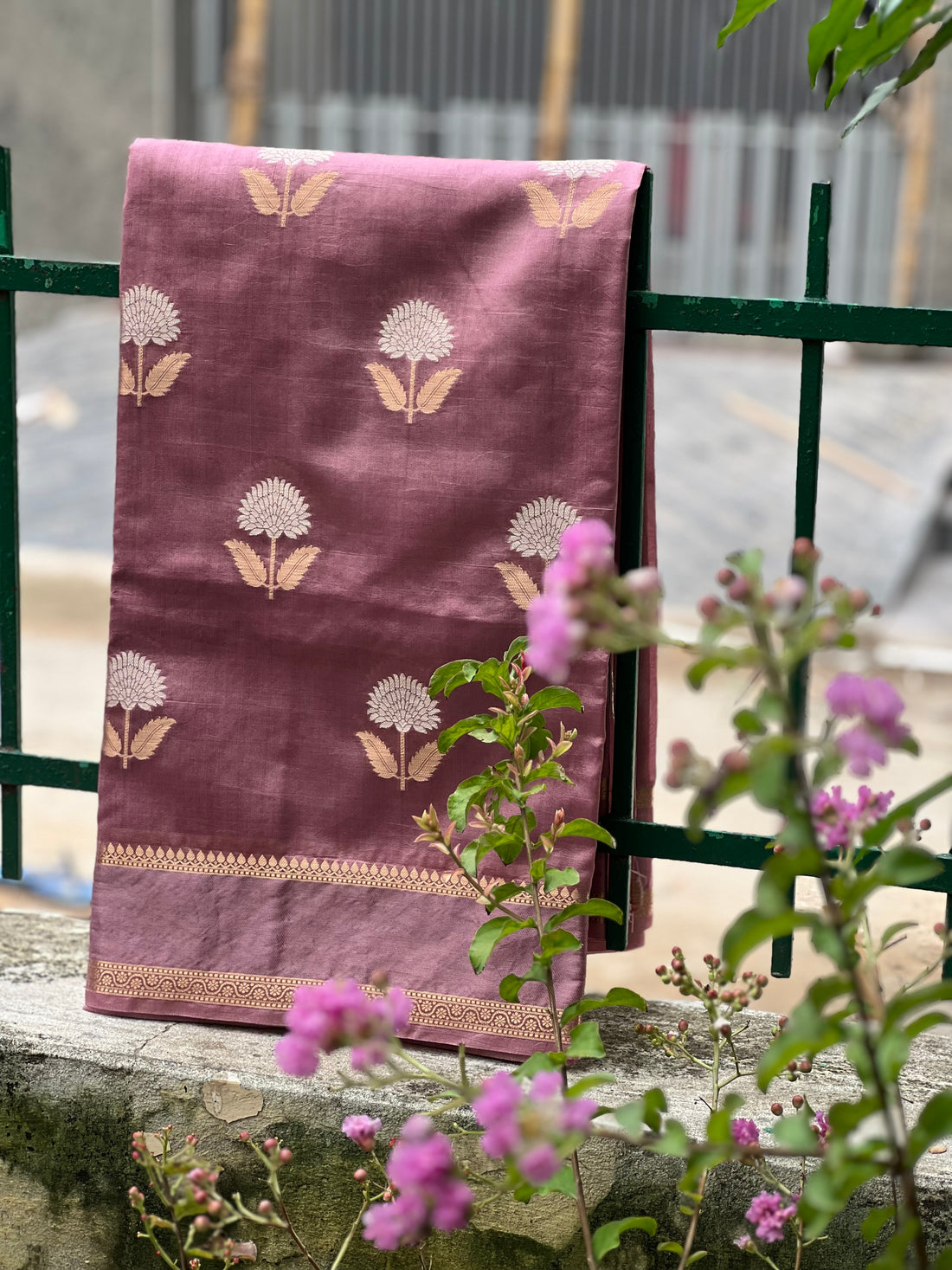 PURE BANARASI MANGO SILK SAREE