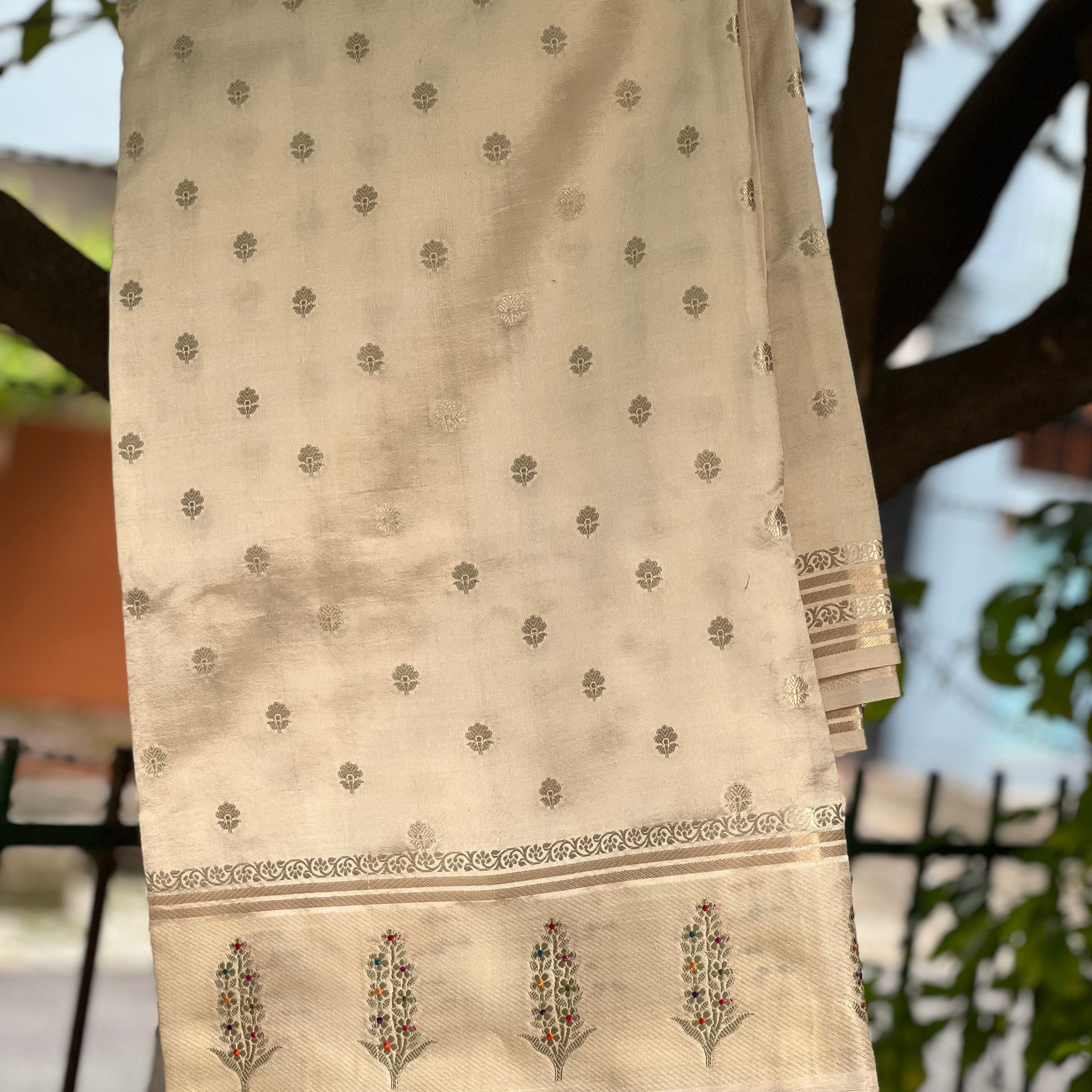 PURE BANARASI MANGO SILK SAREE