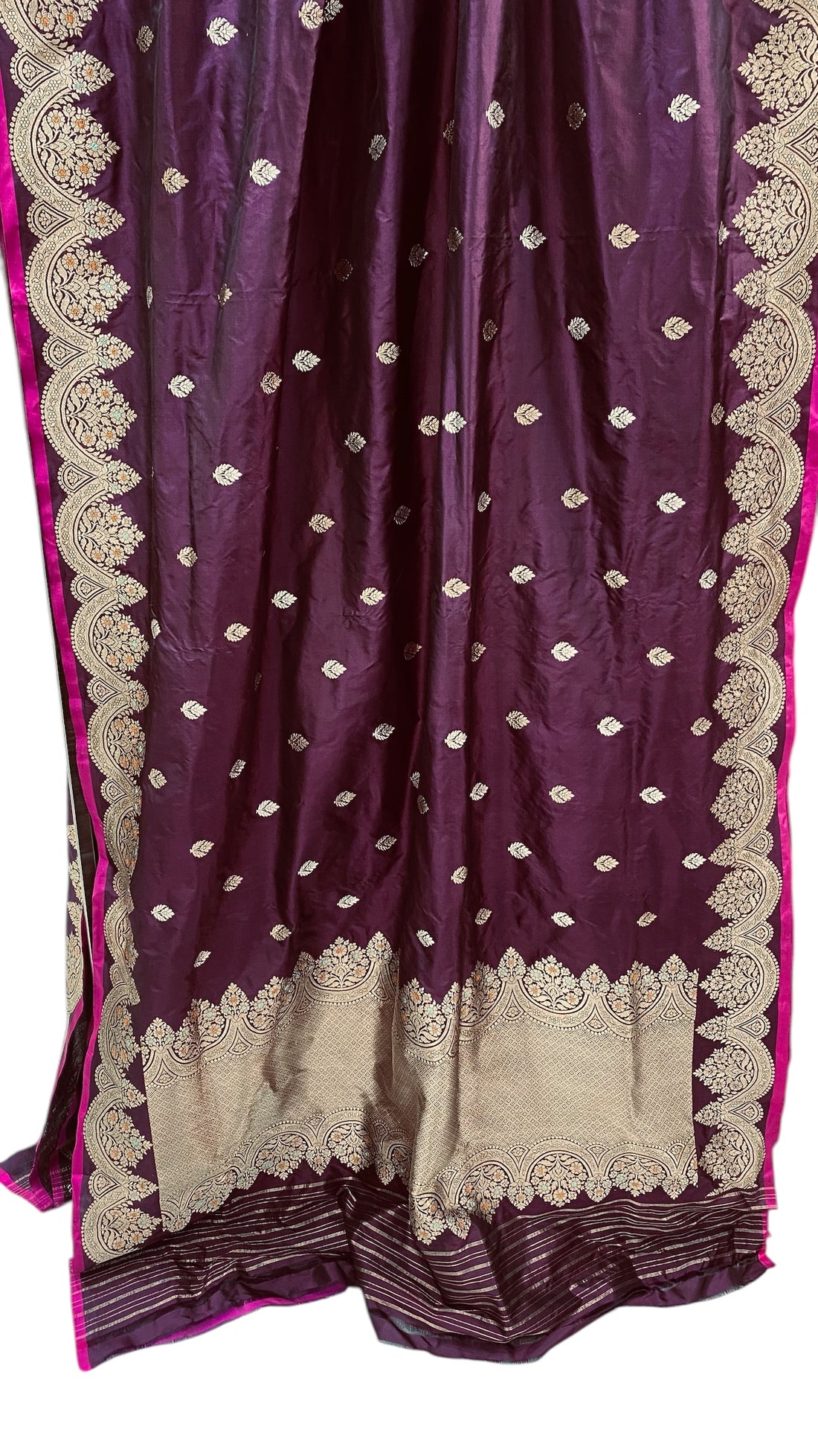 HANDWOVEN KATAAN SILK BANARASI KADHUA SAREE