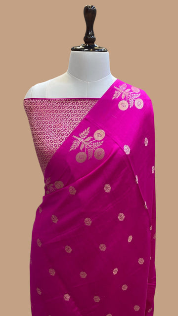 PURE CHINYA SILK HANDLOOM BANARASI SAREE