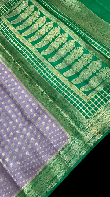 PURE TUUSAR SILK HANDLOOM BANARASI SAREE